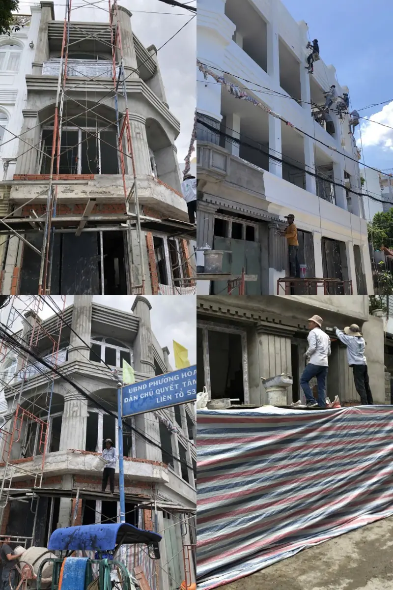 đơn giá xây dựng hoàn thiện nhà phố