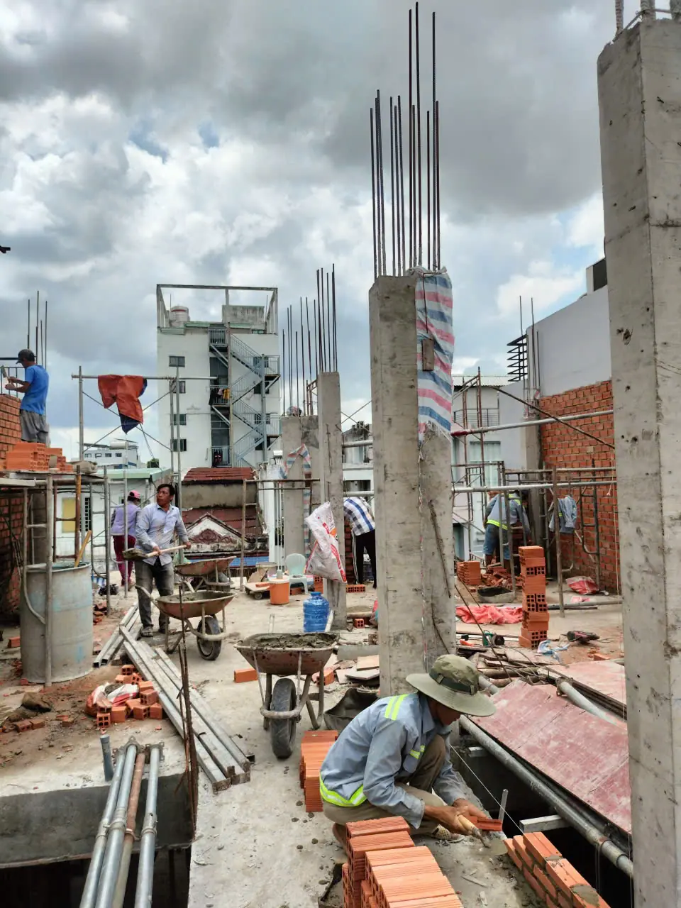x&acirc;y nh&agrave; trọn g&oacute;i 3 tầng tphcm