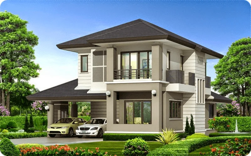 TƯ VẤN XÂY NHÀ 2 TẦNG 100M2
